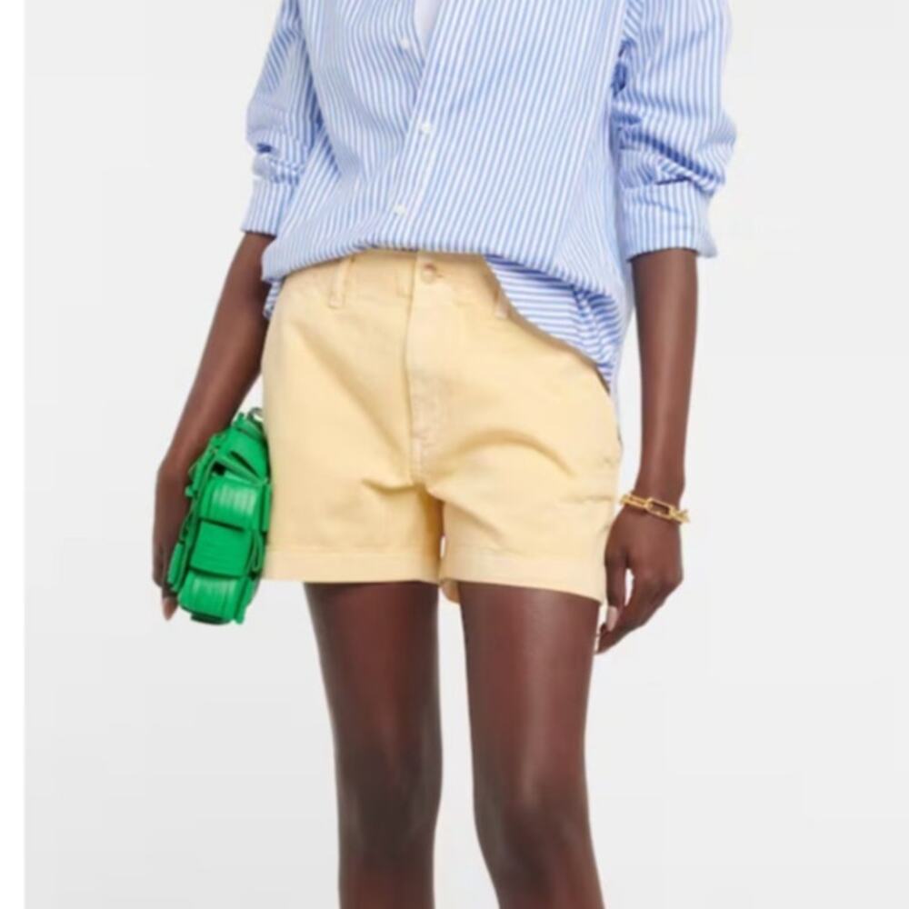 Polo Ralph Lauren Mid Rise Cotton Shorts Shell 14